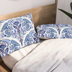 Chinoiserie Damask Porcelain Pattern Pillow Sham Gallery Image 2