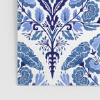 Chinoiserie Damask Porcelain Pattern Poster Gallery Image 3
