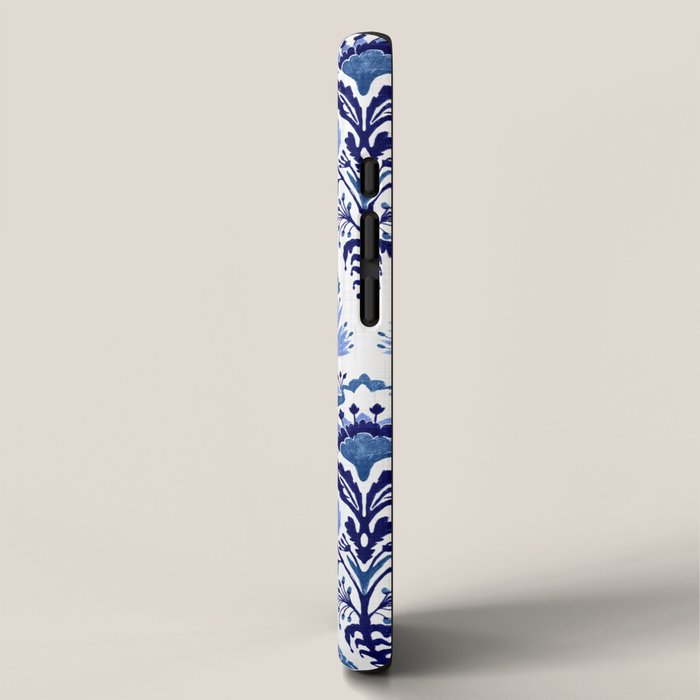 Chinoiserie Damask Porcelain Pattern iPhone Case Gallery Image 2