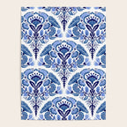 Chinoiserie Damask Porcelain Pattern Poster Gallery Image 4