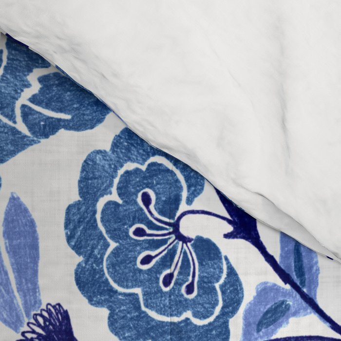 Chinoiserie Damask Porcelain Pattern Comforter Gallery Image 4