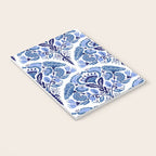 Chinoiserie Damask Porcelain Pattern Notebook Gallery Image 3