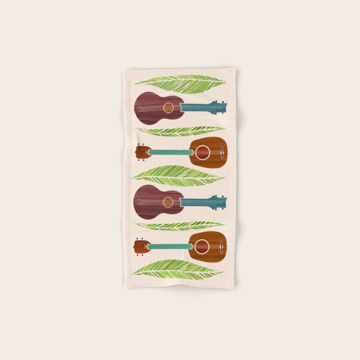 Island Life Ukuleles and Palms Towels Gallery Image 1