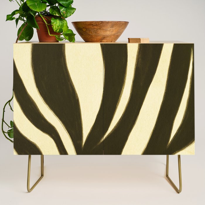 Abstract botanical Leaf Credenza Gallery Image 1