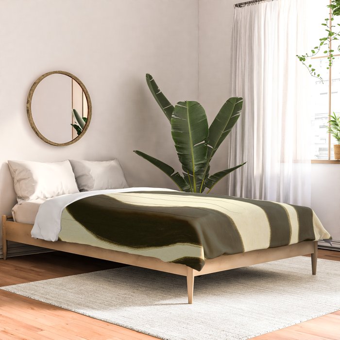 Abstract botanical Leaf Comforter Gallery Image 2