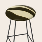 Abstract botanical Leaf Stool Gallery Image 2