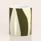 Abstract botanical Leaf Coffee Mug Gallery Image 4