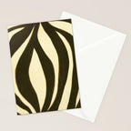 Abstract botanical Leaf Stationery Card Gallery Image 2