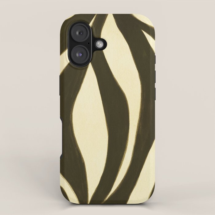 Abstract botanical Leaf iPhone Case Gallery Image 1