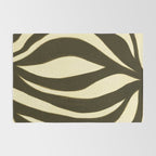 Abstract botanical Leaf Rug Gallery Image 2
