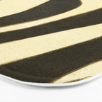 Abstract botanical Leaf Bath Mat Gallery Image 3