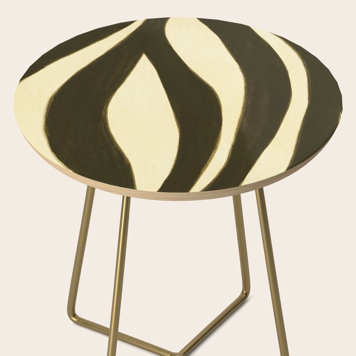 Abstract botanical Leaf Side Table Gallery Image 2