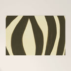 Abstract botanical Leaf Welcome Mat Gallery Image 1