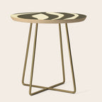 Abstract botanical Leaf Side Table Gallery Image 1