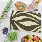 Abstract botanical Leaf Cutting Board Gallery Image 2