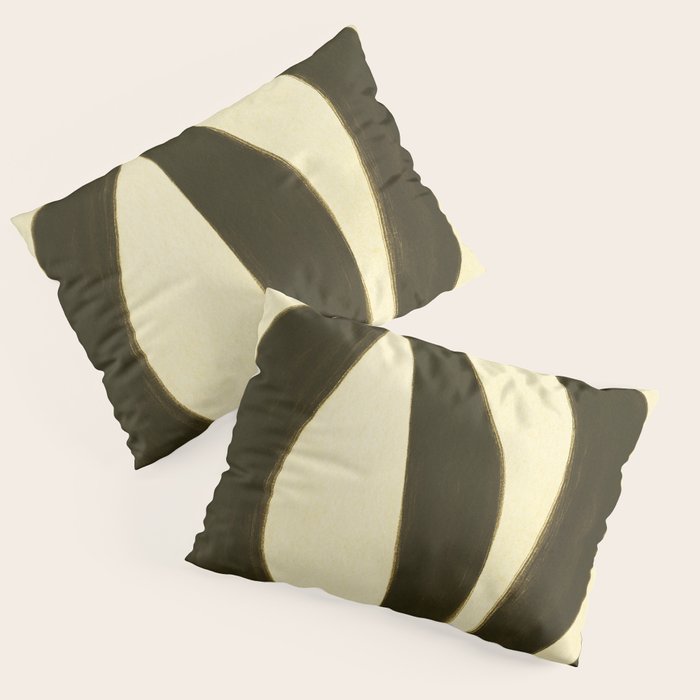 Abstract botanical Leaf Pillow Sham Gallery Image 1