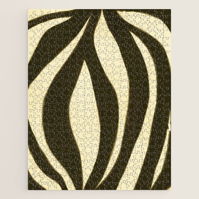 Abstract botanical Leaf Jigsaw Puzzle Gallery Image 1