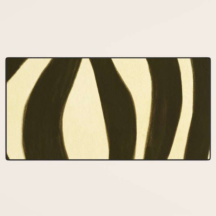 Abstract botanical Leaf Desk Mat Gallery Image 3