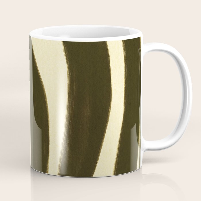 Abstract botanical Leaf Coffee Mug Gallery Image 1