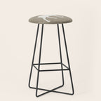 White Moose Silhouette Stool Gallery Image 1