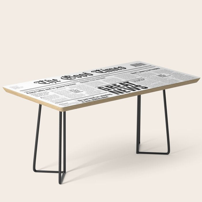 The Good Times Vol. 1, No. 1 / Newspaper with only good news Coffee Table Gallery Image 1