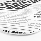 The Good Times Vol. 1, No. 1 / Newspaper with only good news Bath Mat Gallery Image 3