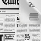 The Good Times Vol. 1, No. 1 / Newspaper with only good news Wall Tapestry Gallery Image 3