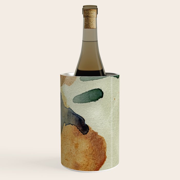 Equanimity contemporary abstract nature watercolor painting Wine Chiller Gallery Image 3