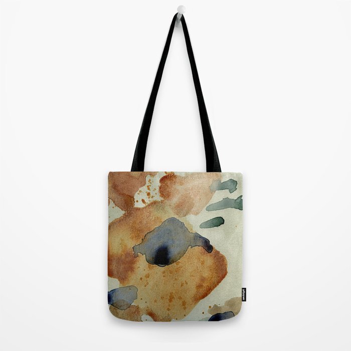 Equanimity contemporary abstract nature watercolor painting Tote Bag Gallery Image 2