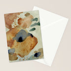 Equanimity contemporary abstract nature watercolor painting Stationery Card Gallery Image 2