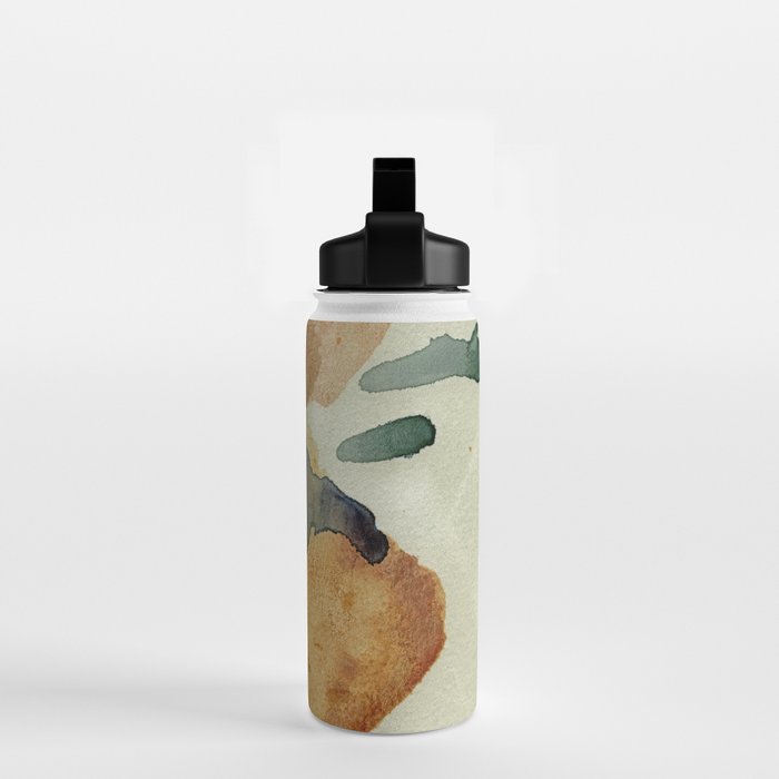 Equanimity contemporary abstract nature watercolor painting Water Bottle Gallery Image 2