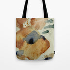 Equanimity contemporary abstract nature watercolor painting Tote Bag Gallery Image 1