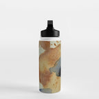 Equanimity contemporary abstract nature watercolor painting Water Bottle Gallery Image 3