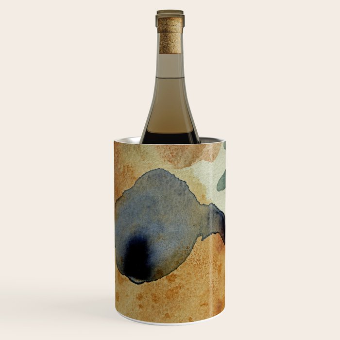 Equanimity contemporary abstract nature watercolor painting Wine Chiller Gallery Image 1