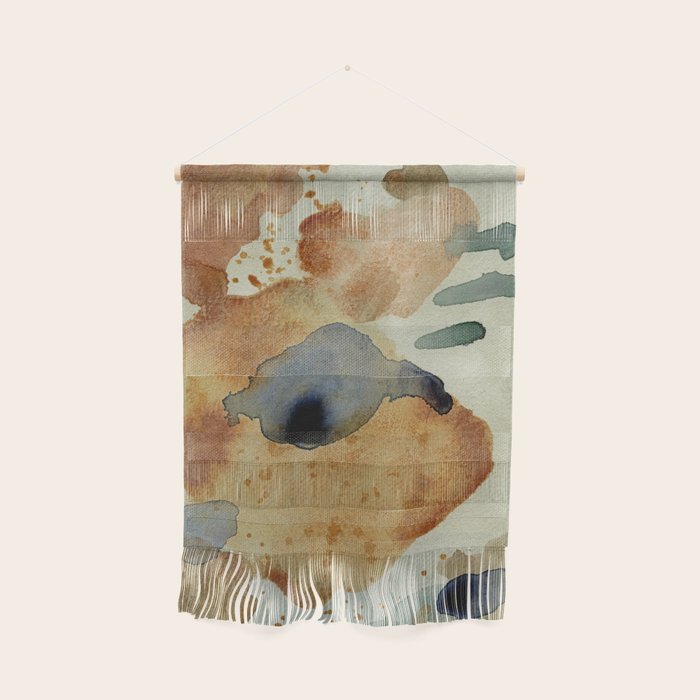 Equanimity contemporary abstract nature watercolor painting Wall Hanging Gallery Image 1