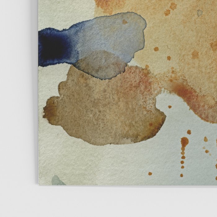 Equanimity contemporary abstract nature watercolor painting Poster Gallery Image 3