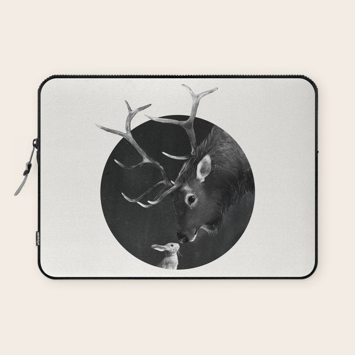 Elk and Rabbit Laptop Sleeve Gallery Image 1
