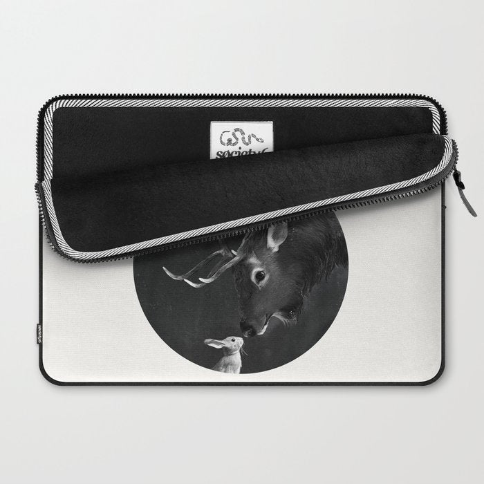 Elk and Rabbit Laptop Sleeve Gallery Image 2