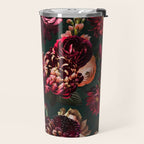 Vintage & Shabby Chic  - Fall Lush Botanical Midnight Garden Travel Mug Gallery Image 2