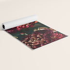 Vintage & Shabby Chic  - Fall Lush Botanical Midnight Garden Yoga Mat Gallery Image 2