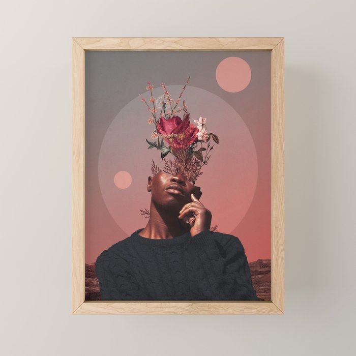 Pale memories of Dusk Mini Art Print Gallery Image 1