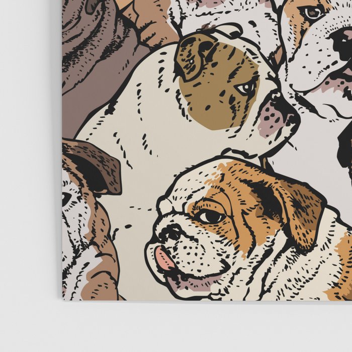 Social English Bulldog Poster Gallery Image 3