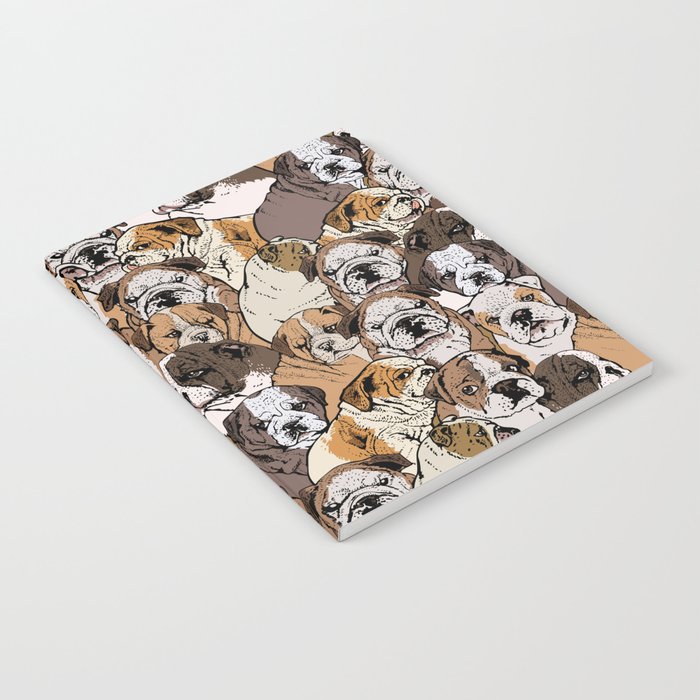 Social English Bulldog Notebook Gallery Image 1