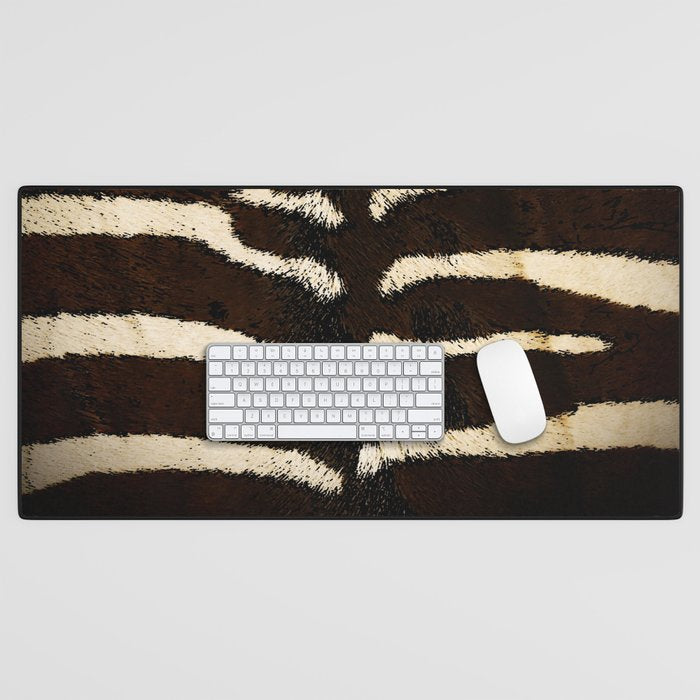 Zebra #decor #society6 #buyart Desk Mat Gallery Image 1