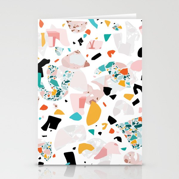 Mixed Mess I. / Collage, Terrazzo, Colorful Stationery Card Gallery Image 2