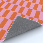 Rectangles in Pink and Red Rug Gallery Image 4