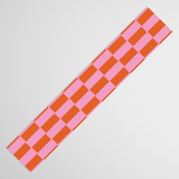 Rectangles in Pink and Red Table Runner Gallery Image 3