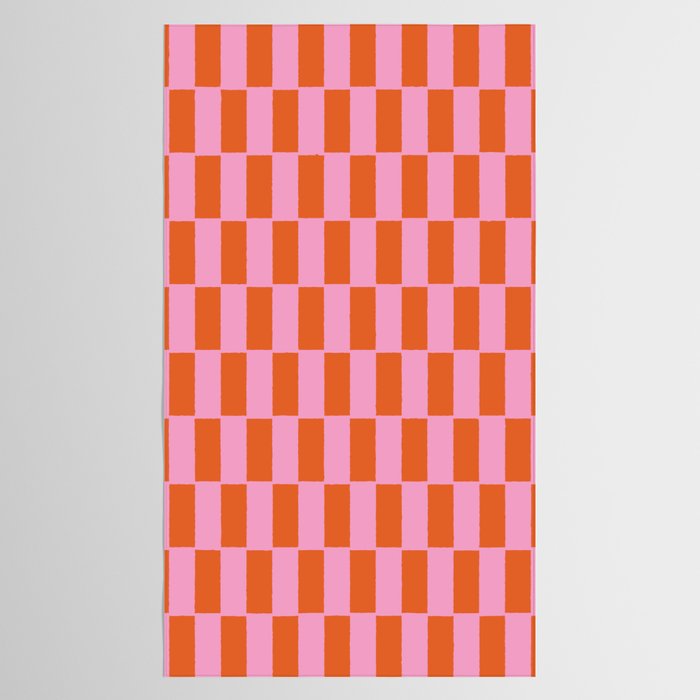 Rectangles in Pink and Red Tablecloth Gallery Image 2