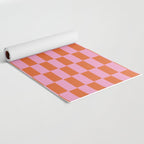 Rectangles in Pink and Red Yoga Mat Gallery Image 2