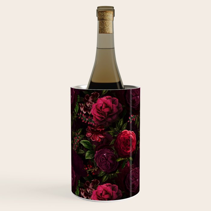 Vintage & Shabby Chic - Vintage & Shabby Chic - Mystical Night Roses Wine Chiller Gallery Image 2